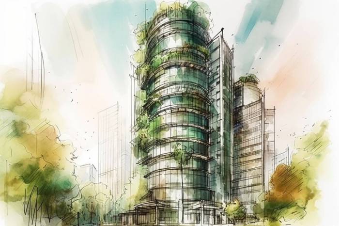 Green building standards for commercial projects